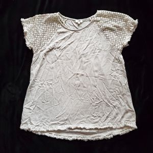 Cream, Large, Umgee shirt